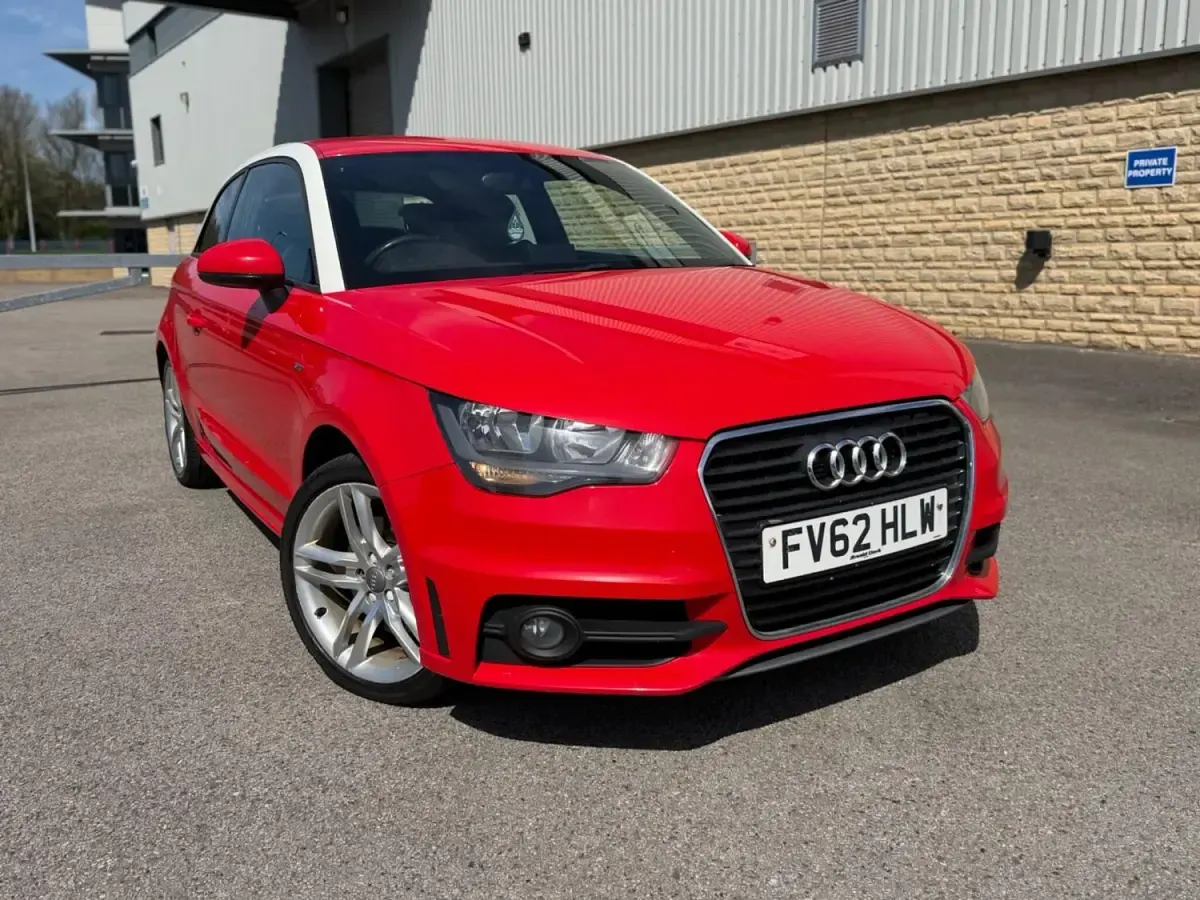 Used Audi A1 S-Line 105 HP (77 kW) 2012 Red Hatchback