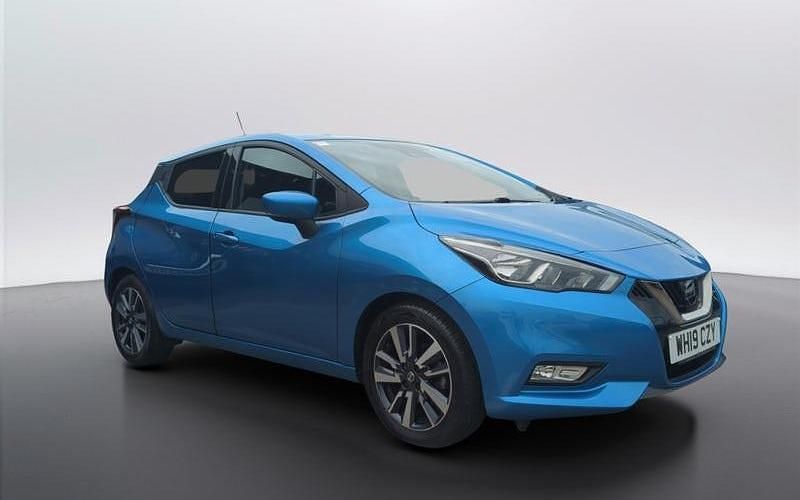 Used Nissan Micra S 101 HP (74 kW) 2019 Blue Hatchback