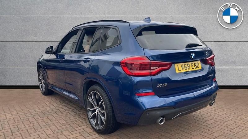 Used BMW X3 M Sport 187 HP (137 kW) 2018 Blue SUV