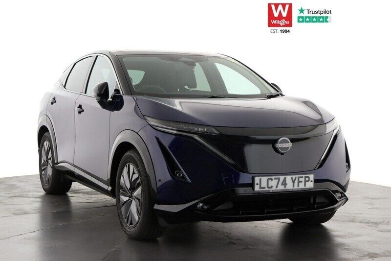 Black/blue New 2024 Nissan Ariya Evolve SUV | £36,796 - Image 1/4