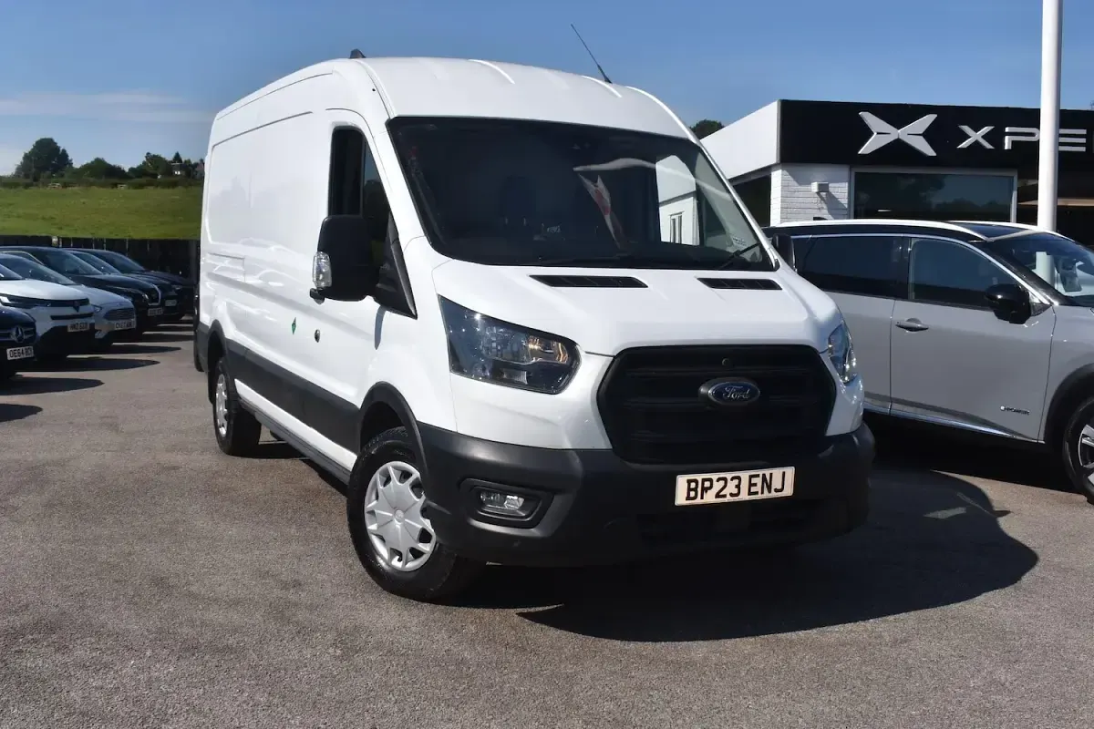 Used Ford Transit Trend 130 HP (95 kW) 2023 White Van