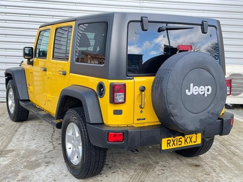 Begagnad Jeep Wrangler Rubicon 285 HK (209 kW) 2015 Gul SUV