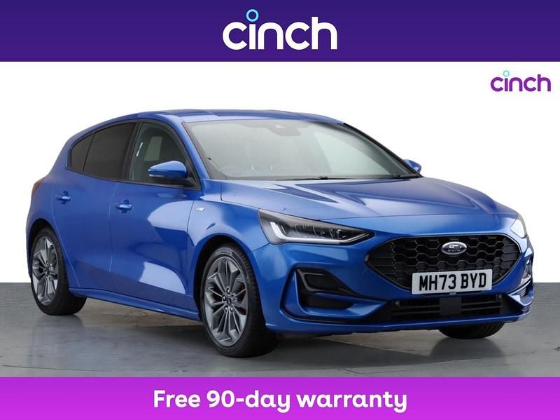 Blue Used 2024 Ford Focus ST-Line X Hatchback | £18,999 (Fair price) - Image 1/3