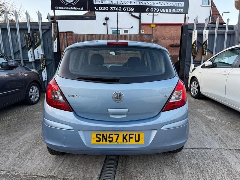 Used Vauxhall Corsa Club 79 HP (58 kW) 2007 Blue Hatchback