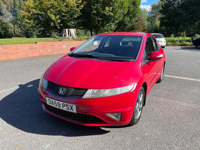 Red Used 2009 Honda Civic SI Hatchback | £2,790 (Fair price) - Image 1/4