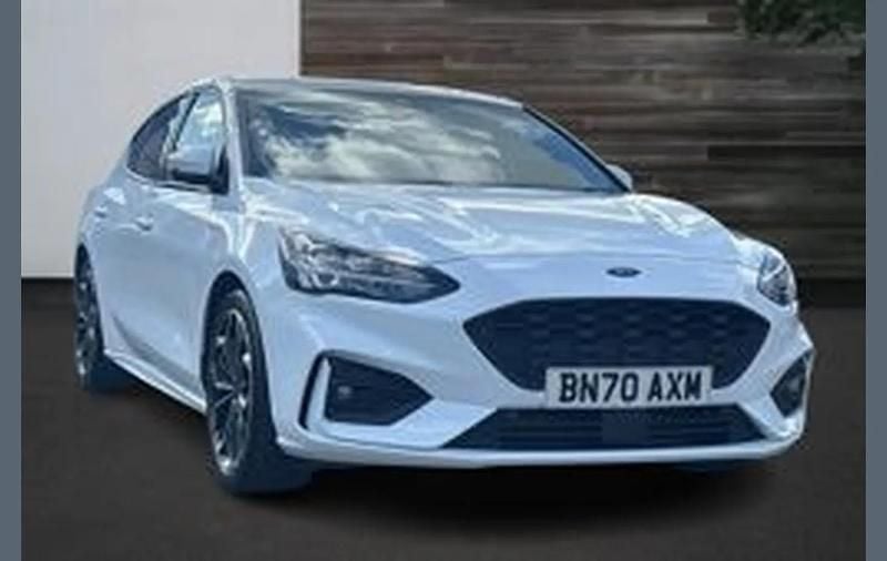 White Used 2021 Ford Focus ST-Line X Hatchback | £13,490 (Good price) - Image 1/4