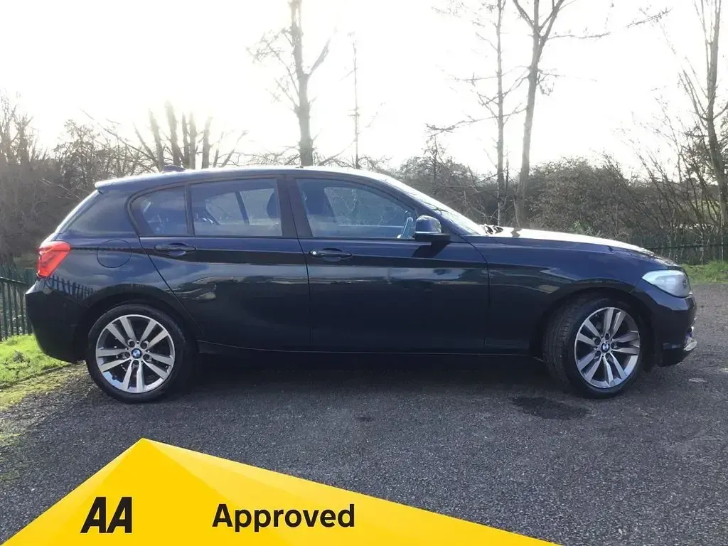 Used BMW 116 Sport Line 116 HP (85 kW) 2016 Blue Hatchback