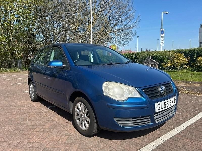 Used VW Polo SE 75 HP (55 kW) 2005 Blue Hatchback