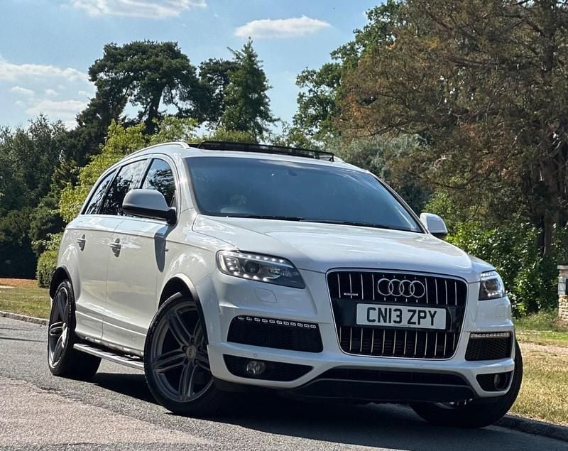 White Used 2013 Audi Q7 S-line plus SUV | £11,450 (Fair price) - Image 1/4