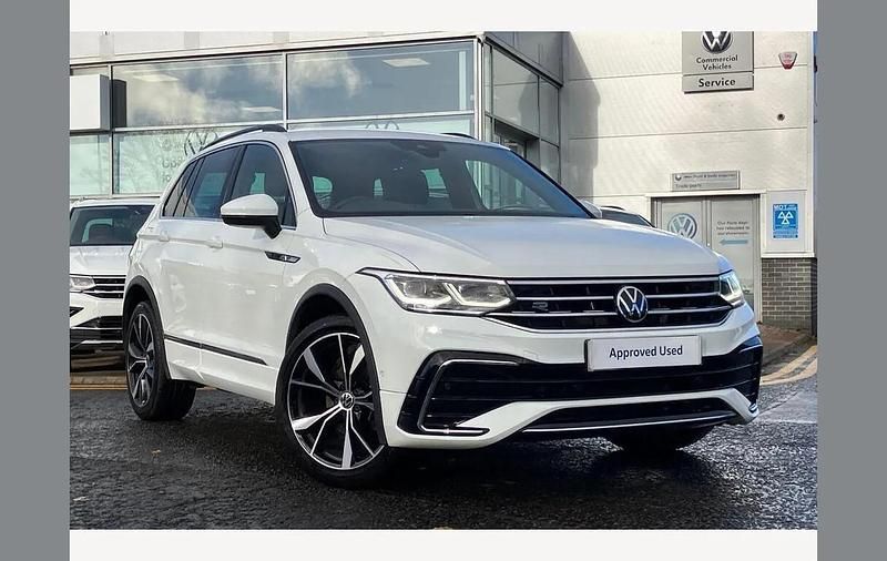 Used VW Tiguan R-line 150 HP (110 kW) 2023 White SUV
