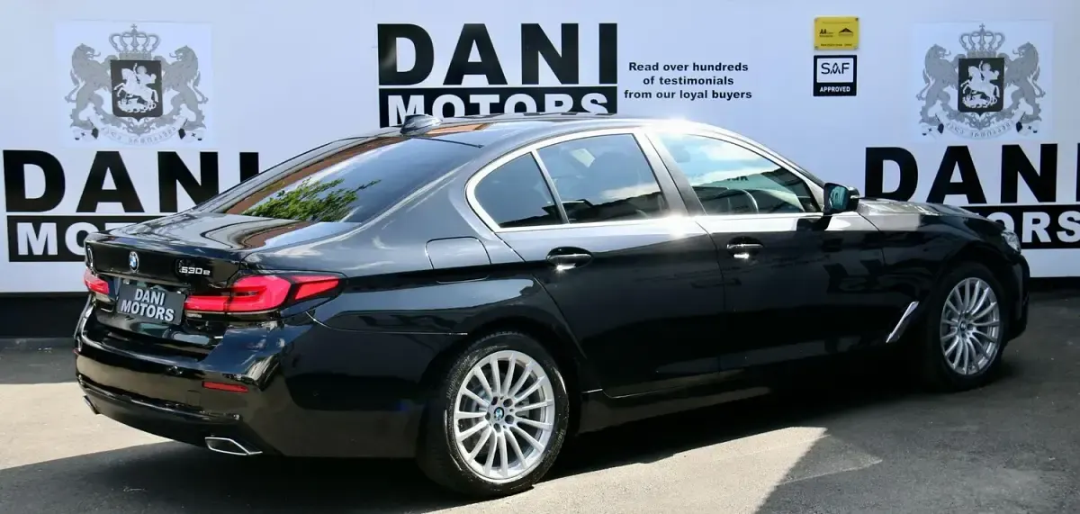 Used BMW 530e Comfort Edition 295 HP (216 kW) 2021 Black Sedan