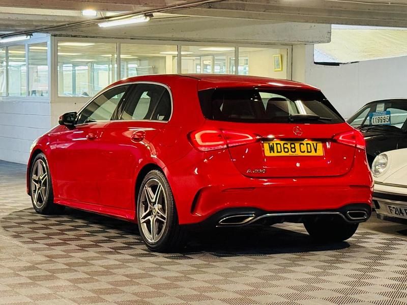 Used Mercedes A250 AMG line 2018 Red Hatchback