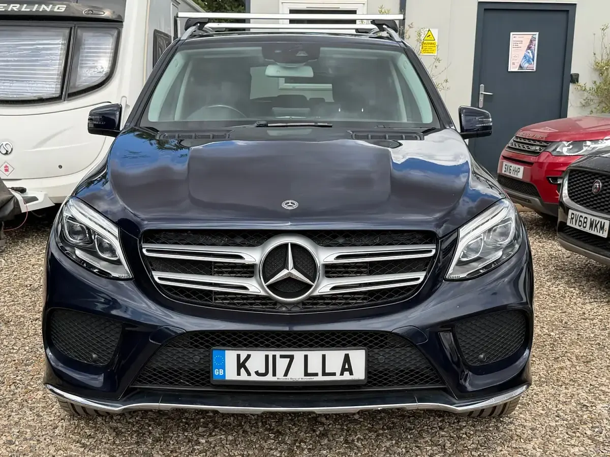 Used Mercedes GLE350 AMG line 254 HP (186 kW) 2017 Blue SUV