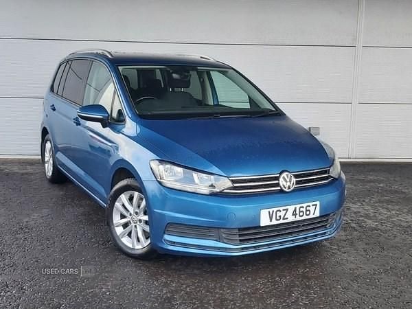 Blue Used 2019 VW Touran SE MPV | £13,995 (Fair price) - Image 1/4