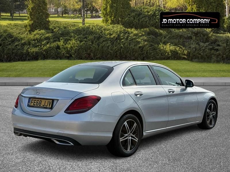 Used Mercedes C200 2018 Silver Sedan