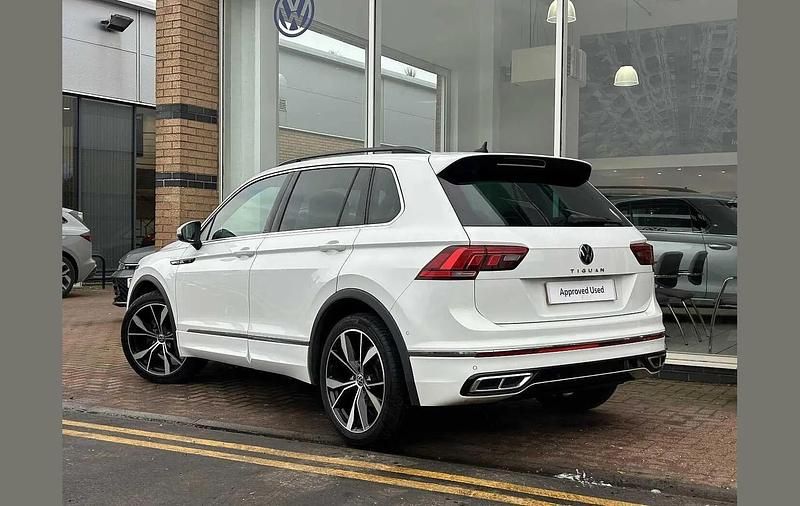 Used VW Tiguan R-line 150 HP (110 kW) 2023 White SUV