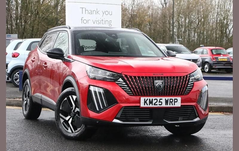 Red Used 2025 Peugeot 2008 GTi SUV | £20,119 (Fair price) - Image 1/2