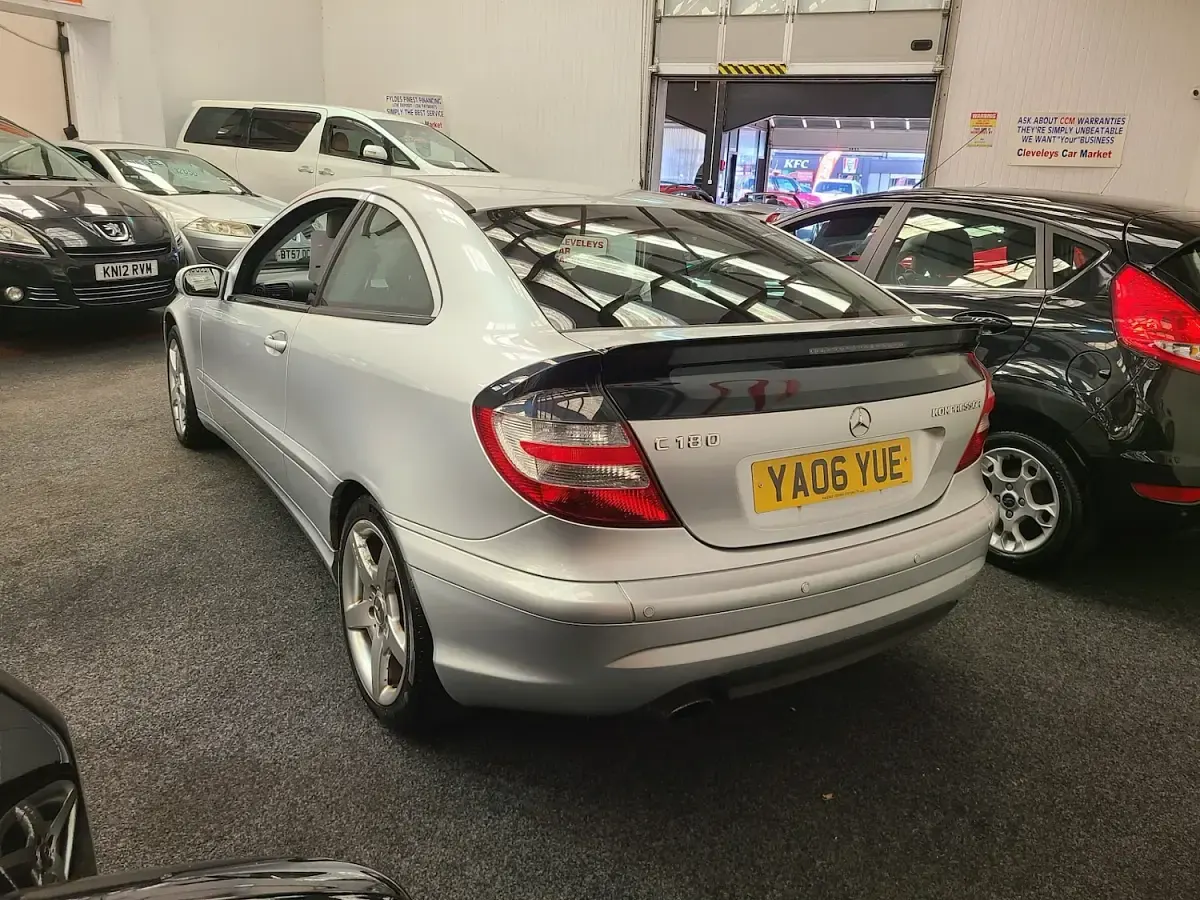 Used Mercedes C180 2006 Silver Coupe