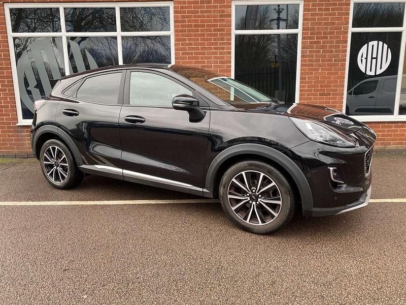 Black Used 2020 Ford Puma Titanium Hatchback | £10,800 (Good price) - Image 1/4