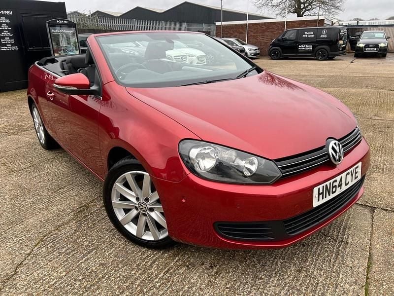 Used VW Golf Cabriolet S 2014 Red Cabriolet