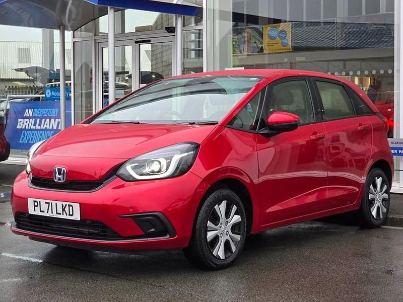 Used Honda Jazz Hybrid 107 HP (78 kW) 2021 Red Hatchback