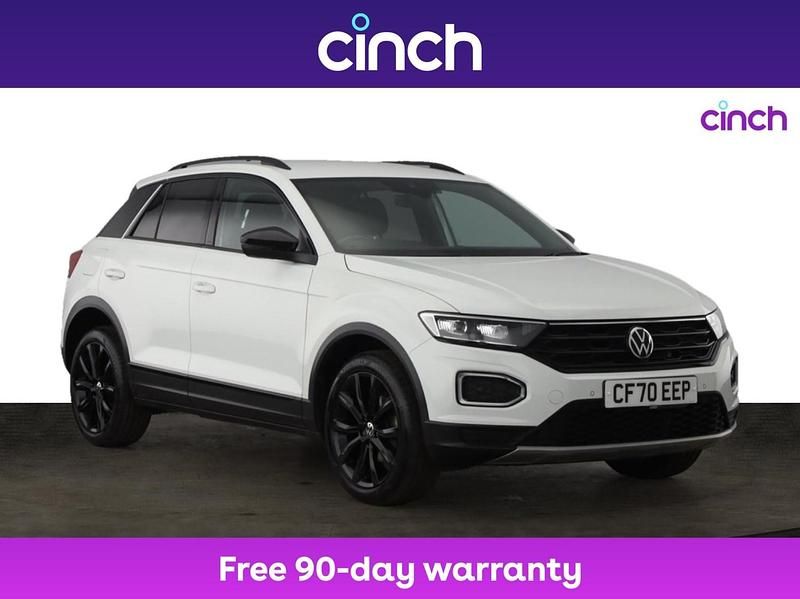 White Used 2021 VW T-Roc Black Edition SUV | £16,799 (Fair price) - Image 1/3
