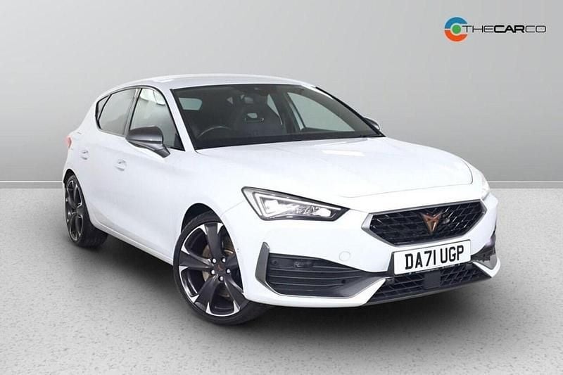 White Used 2021 Cupra Leon VZ2 Hatchback | £20,975 (Fair price) - Image 1/3