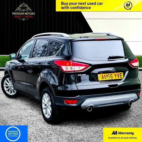 Used Ford Kuga Titanium 150 HP (110 kW) 2016 Black SUV