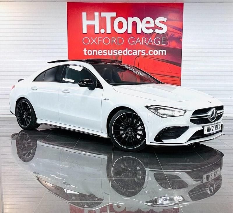 Used Mercedes CLA35 AMG Premium Plus 2021 White Coupe
