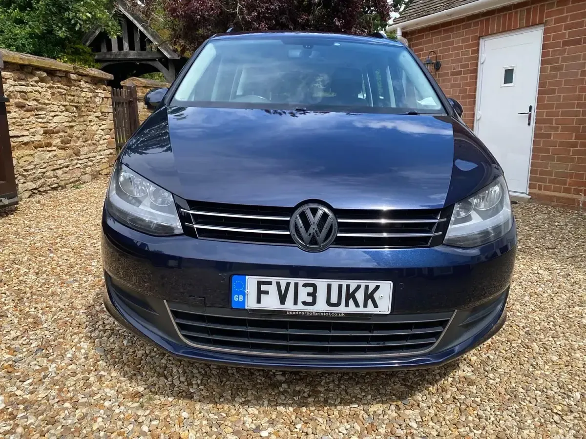 Used VW Sharan SE 140 HP (102 kW) 2013 Blue MPV