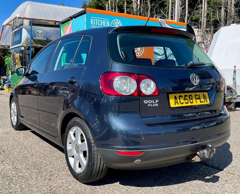 Begagnad VW Golf VI SE 121 HK (88 kW) 2008 Blå Halvkombi