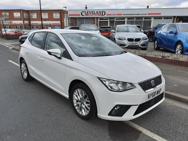 White Used 2019 Seat Ibiza SE Technology Hatchback | £10,450 (Good price) - Image 1/4