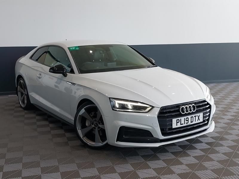 Used Audi A5 Black Edition 190 HP (139 kW) 2019 White Coupe