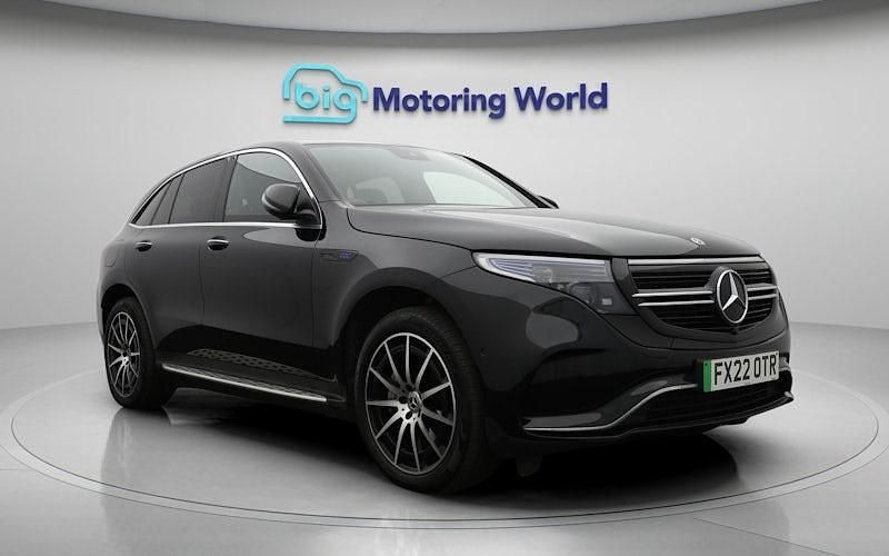 Used Mercedes EQC400 AMG line 300 kW (408 HP) 2022 Black SUV
