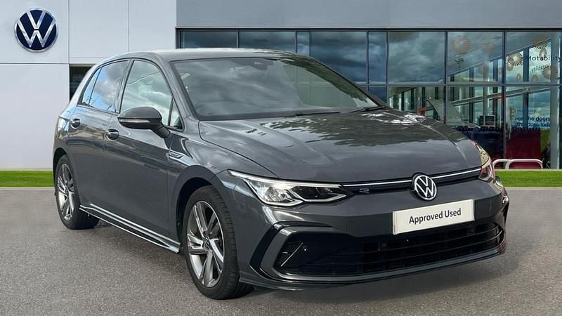 Used VW Golf VIII R-line 150 HP (110 kW) 2020 Dolphin grey metallic