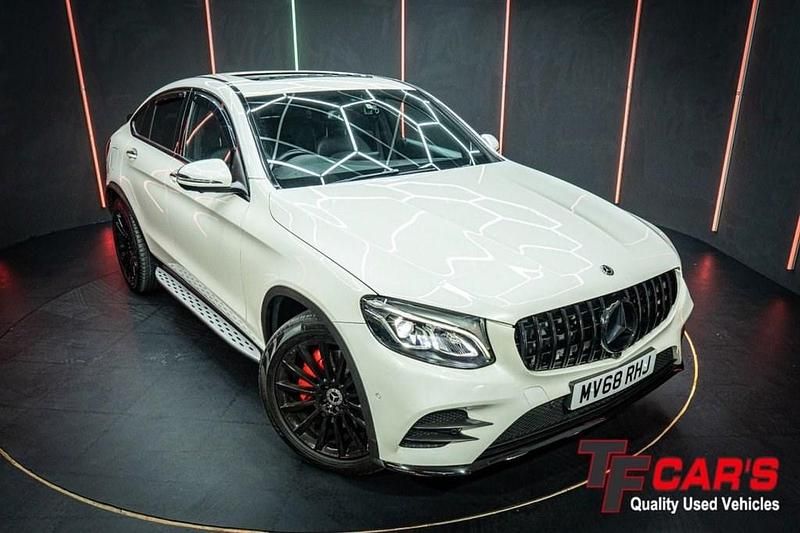White Used 2018 Mercedes GLC250 AMG line Coupe | £23,995 (Fair price) - Image 1/2