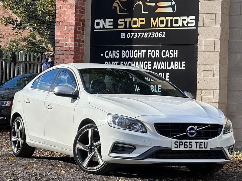 White Used 2015 Volvo S60 R-Design Sedan | £6,495 (Good price) - Image 1/4