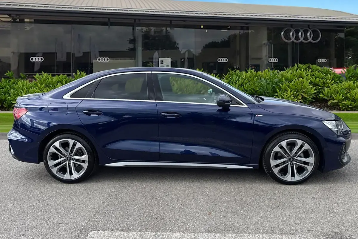 Used Audi A3 S-Line 116 HP (85 kW) 2025 Blue Sedan