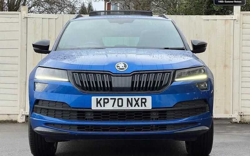 Used Skoda Karoq SportLine 190 HP (139 kW) 2020 Blue SUV