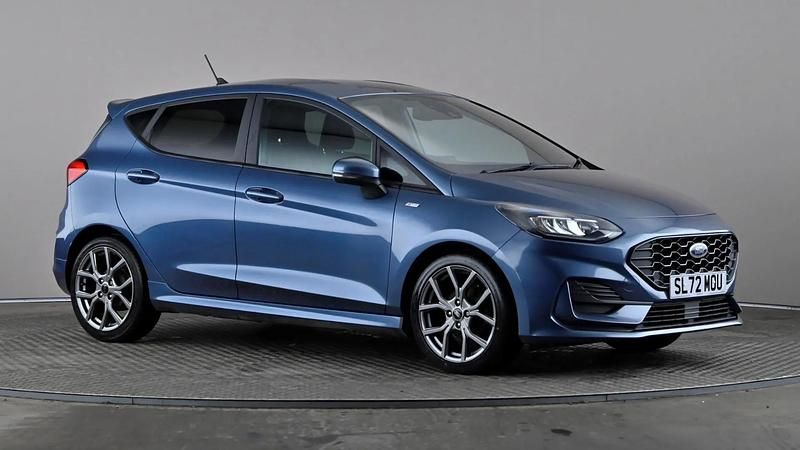 Used Ford Fiesta ST-Line 100 HP (73 kW) 2022 Blue Hatchback