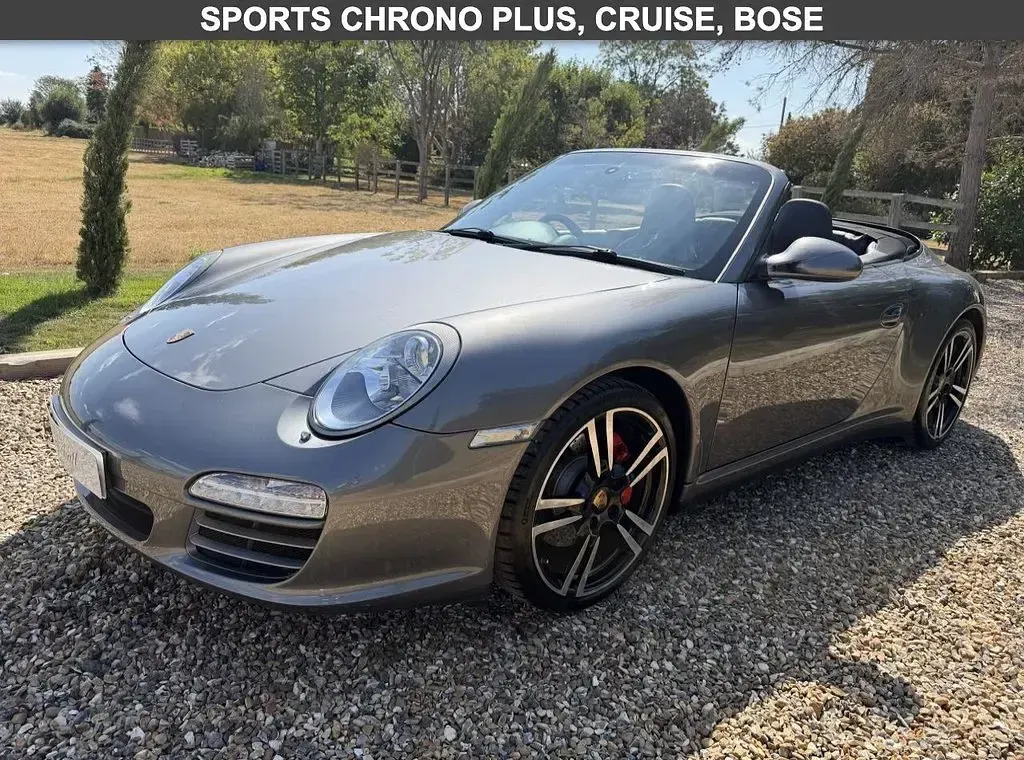 Used Porsche 911S 385 HP (283 kW) 2010 Grey Cabriolet