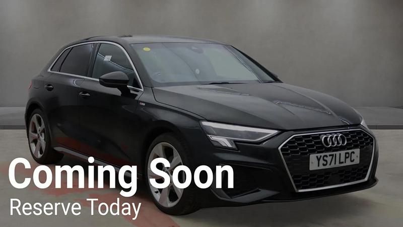 Used Audi A3 Sportback S-Line 2022 Black Hatchback