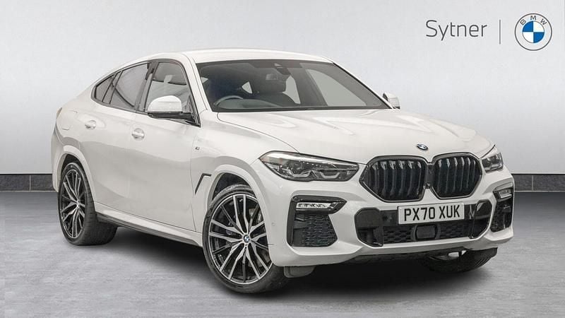 White Used 2020 BMW X6 M Sport SUV | £39,750 (Fair price) - Image 1/4