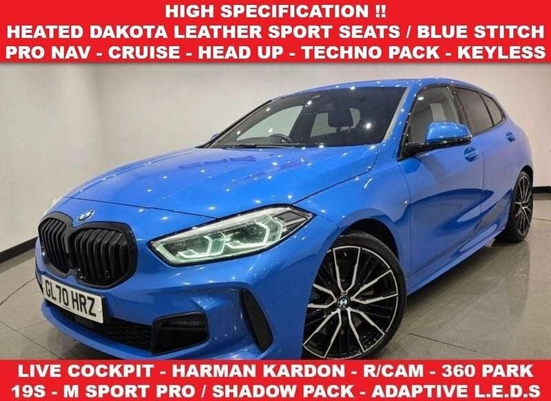 Used BMW 120 M Sport 190 HP (139 kW) 2020 Blue Hatchback