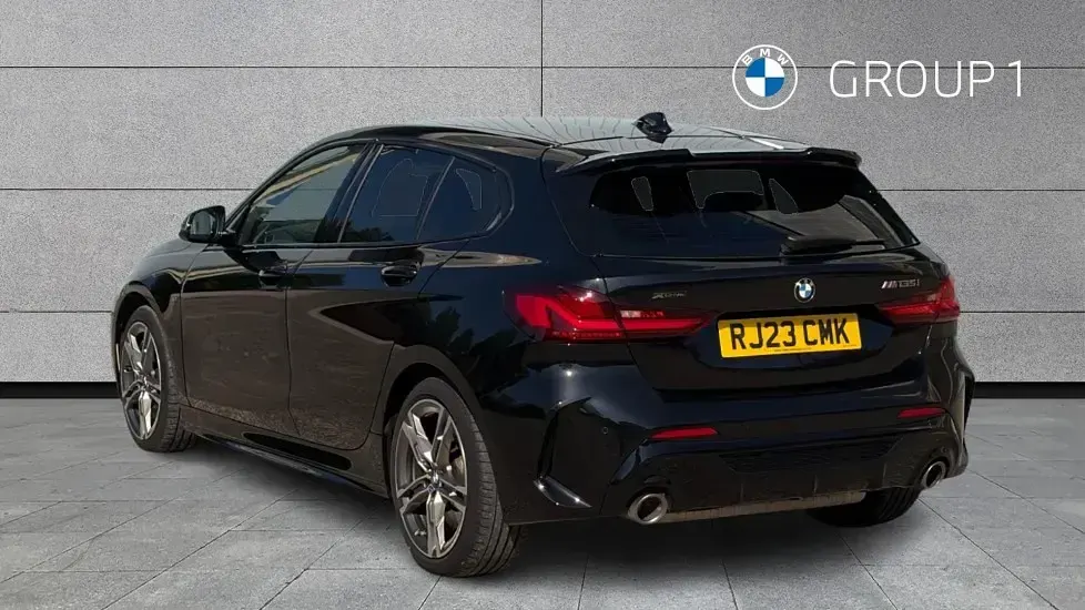 Used BMW M135 Shadowline 302 HP (222 kW) 2023 Black sapphire metallic paint Hatchback