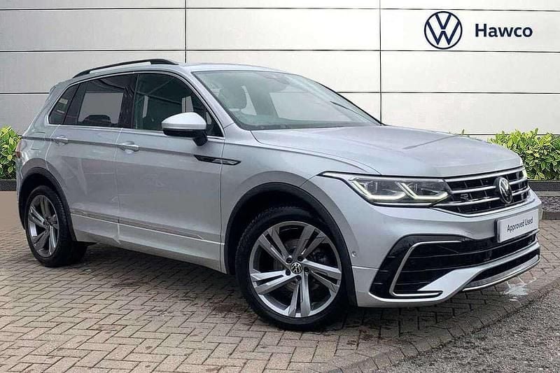 Silver Used 2024 VW Tiguan R-line Edition SUV | £31,495 (A bit pricey) - Image 1/4