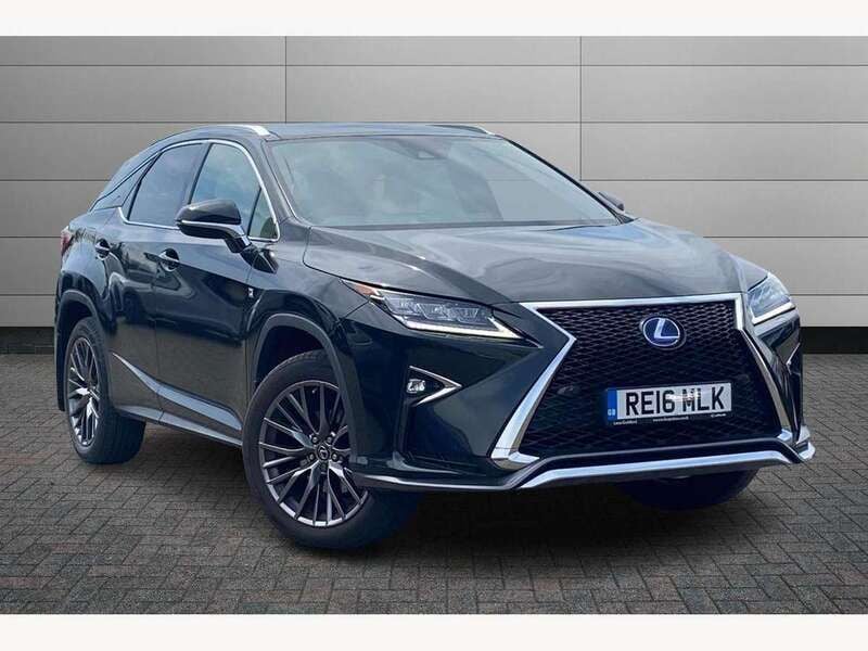 Graphite black Used 2016 Lexus RX450h Sport Line SUV | £22,999 (Expensive) - Image 1/4