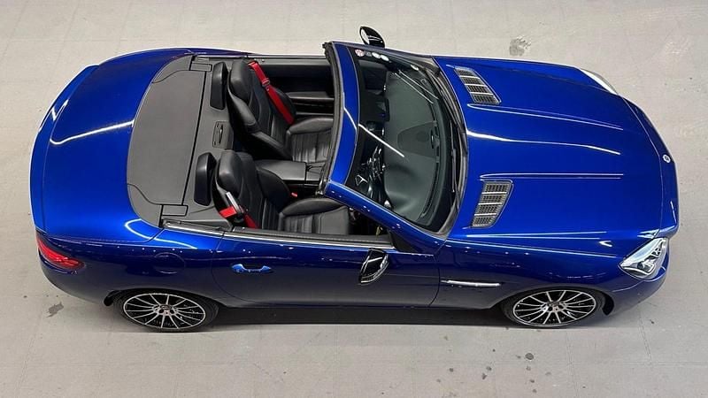 Used Mercedes E250 AMG line 204 HP (150 kW) 2016 Blue Cabriolet