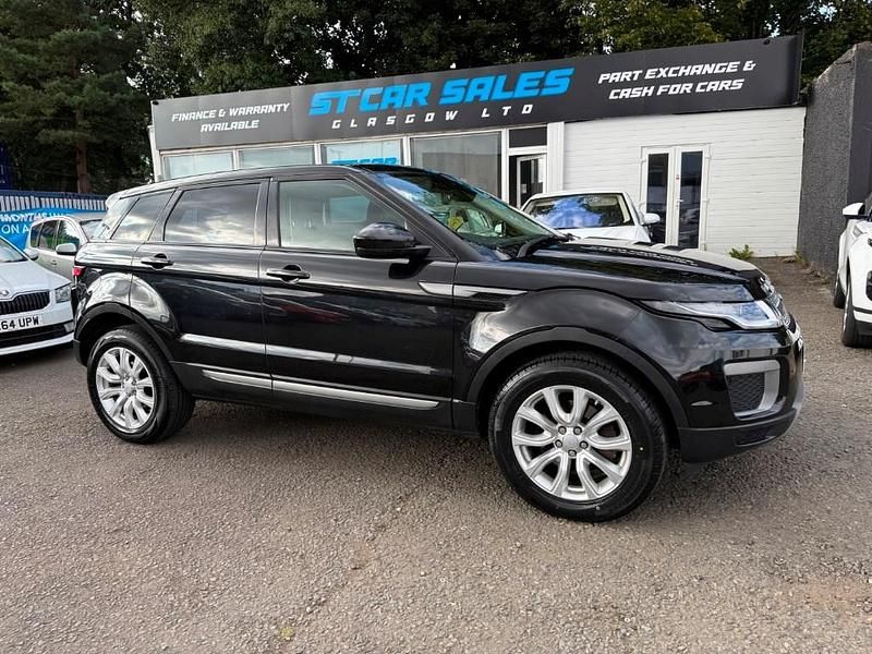 Black Used 2017 Land Rover Range Rover evoque SE Estate | £9,690 (Good price) - Image 1/4