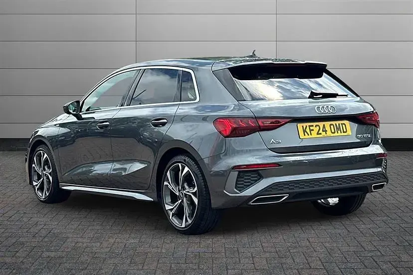 Used Audi A3 S-Line 110 HP (80 kW) 2024 Daytona grey Hatchback